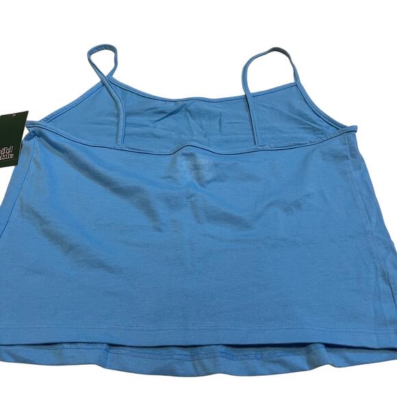 Wild Fable Women's Light Blue Slim Fit Cropped Cami Tank Top - Size XL - NWT - Picture 3 of 6